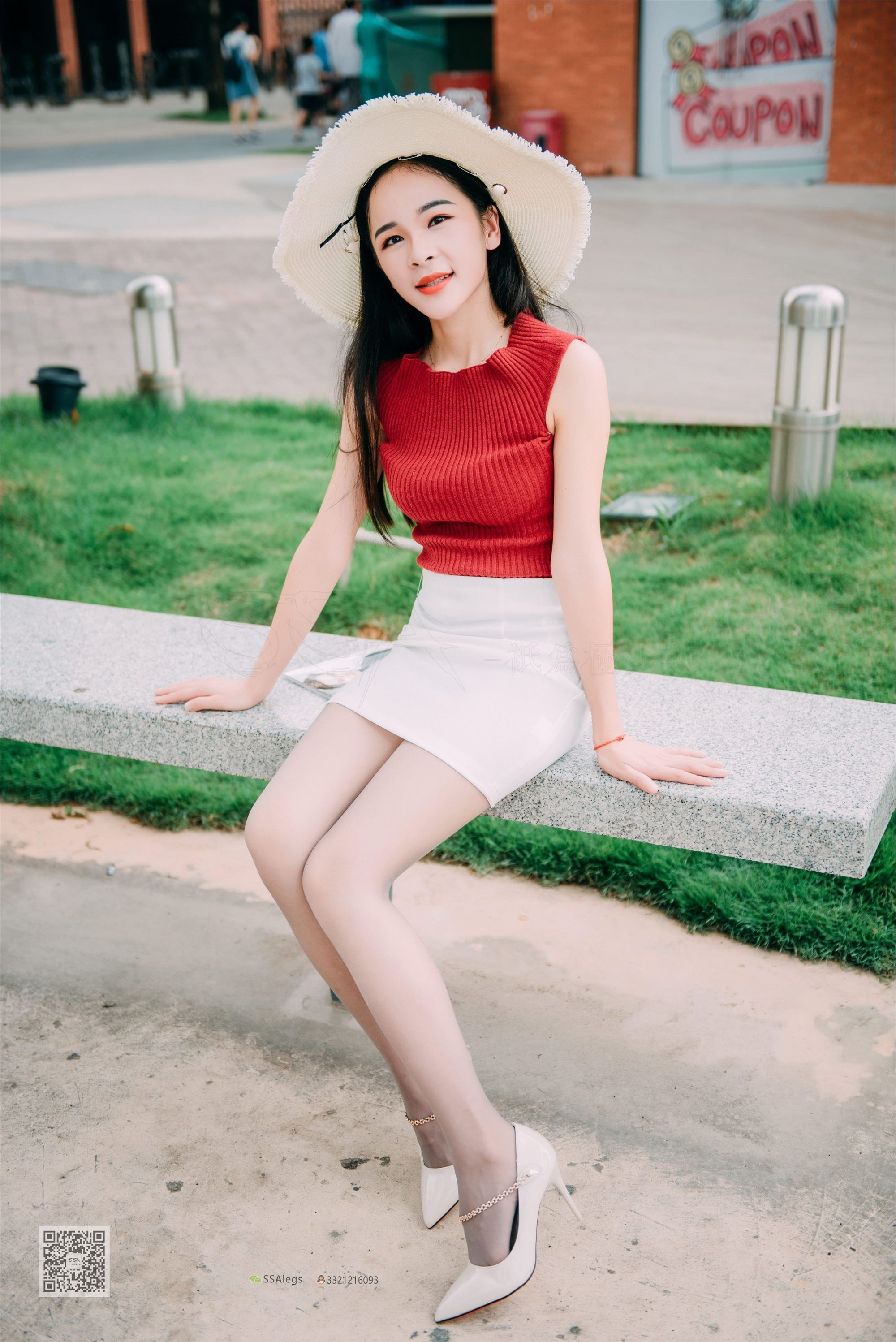 SSA丝社 NO.007 nono 街拍灰丝特辑